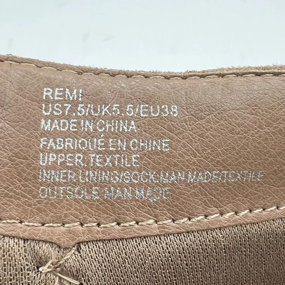 JustFab Remi Womens 7.5 Suede Block Heel Booties Pointed Toe Colorblock Zip Boot - Picture 12 of 16